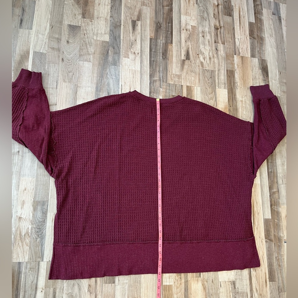 AE Big Hig Waffle Crew Neck Sweatshirt - Picture 7 of 7